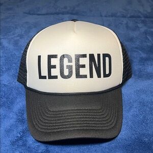 NWOT Kelsea Ballerini “Legend”Trucker Hat in Black and White